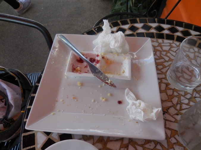 Woops - this was scones and cream