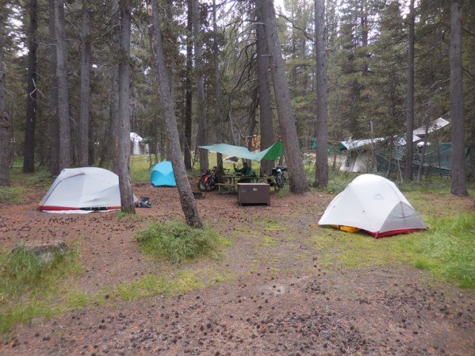 Our camp at Tuolomne Meadows
